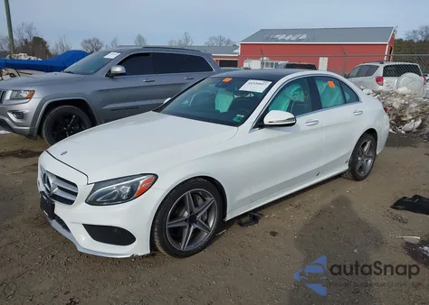 2017 Mercedes-Benz C 300 Sport 4Matic from USA, damaged, VIN 55SWF4KB6HU207177